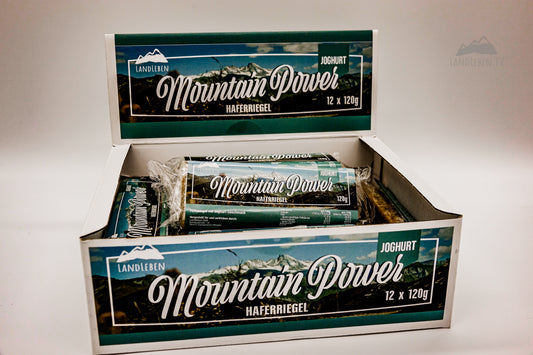 Mountain-Power Haferriegel BIG BOX Display (Joghurt)