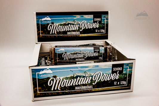 Mountain-Power Haferriegel BIG BOX Display (Schoko)